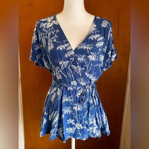 Anthropologie Wrap Blouse